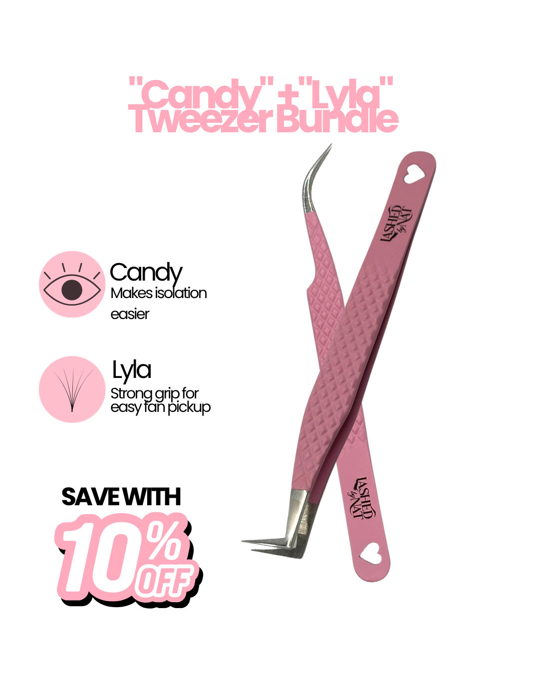 "Candy" and "Lyla" Tweezer Bundle