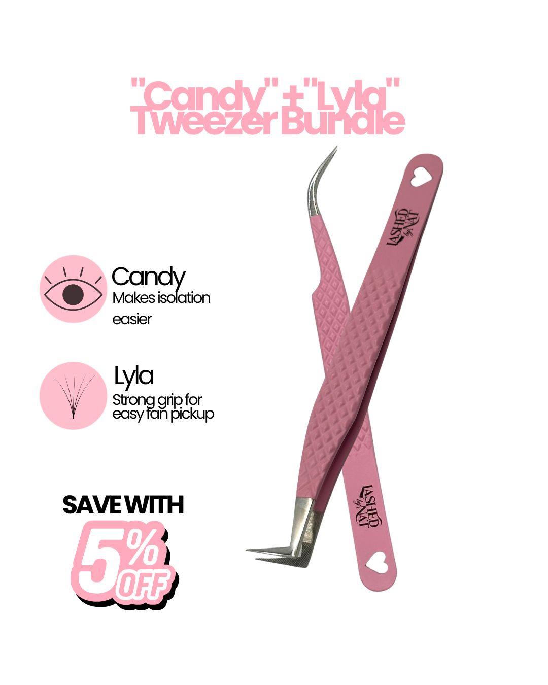 "Candy" and "Lyla" Tweezer Bundle