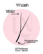 YY Lashes Mix Tray