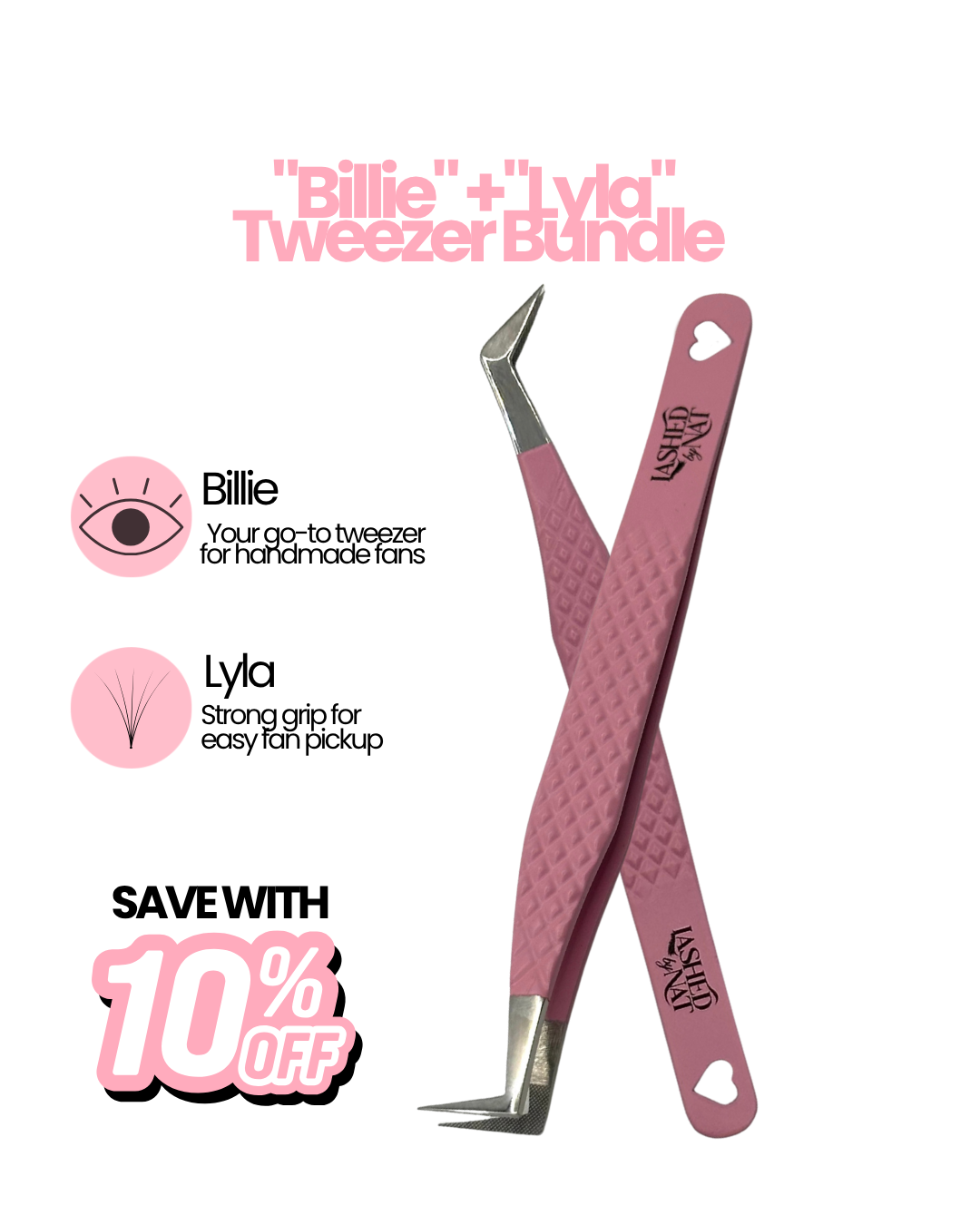 "Billie" and "Lyla" Tweezer Bundle