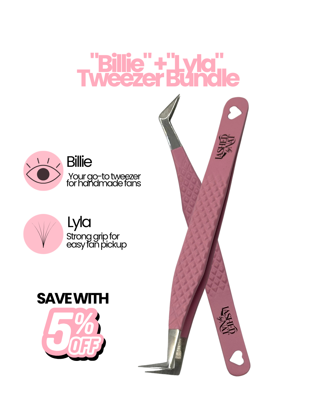 "Billie" and "Lyla" Tweezer Bundle